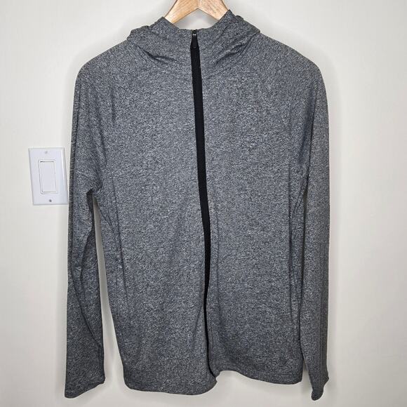 OLD NAVY Active Gray Zip-Up Hoodie with Pockets Size XS - Picture 2 of 9